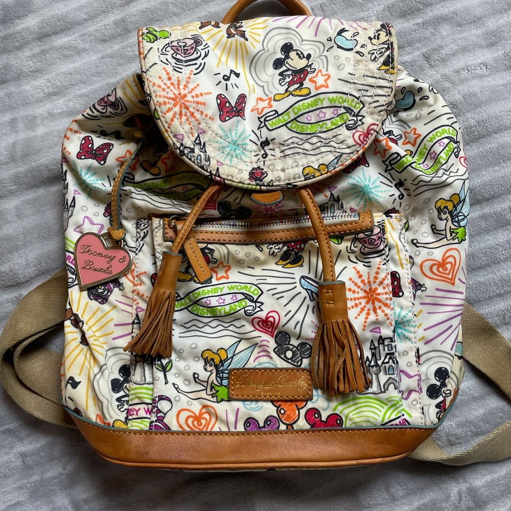 SOLD Disney Dooney & Bourke Sketch Backpack